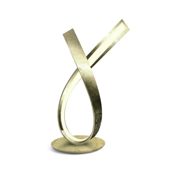 ONE Light Ribbon - lampe de table - Ø 16 x 36 cm - 10W LED inclus - laiton