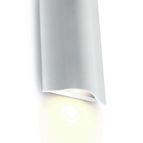 ONE Light Roof Tile - applique murale extérieure - 12 x 5 x 19 cm - 2 x 6W LED inclus - IP54 - blanc