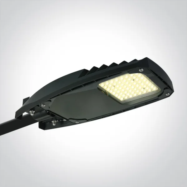 ONE Light Street Lighting - lampadaire - 40 x 19 x 7,4 cm - 50W LED inclus - IP66 - noir - couleur de lumière blanc chaud