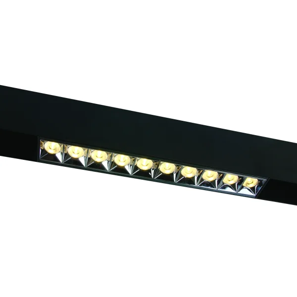 ONE Light système de rail magnétique - Linear Spots - spot sur rail - 27 x 3,7 x 4,7 cm - 22W LED inclus - noir