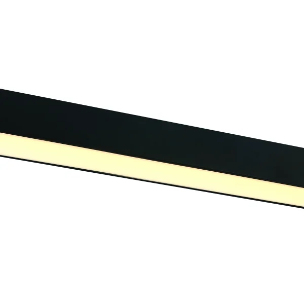 ONE Light système de rail magnétique - Luminaires linéaires - 60 x 3,7 x 4,7 cm - 25W DALI dimmable LED inclus - noir