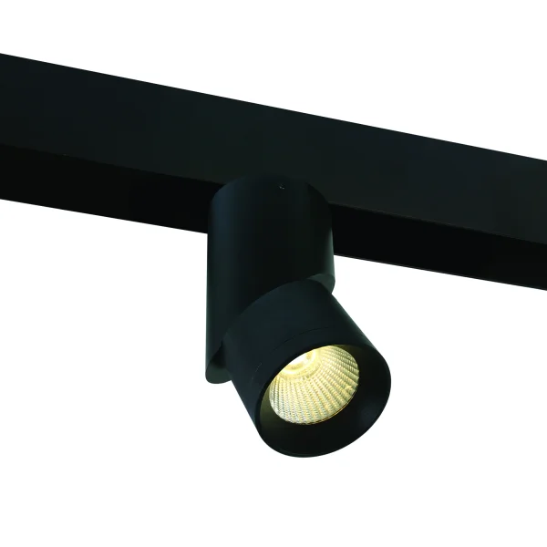 ONE Light système de rail magnétique - Shop Track Lights - spot sur rail - Ø 6,6 x 17,6 cm - 15W LED inclus - noir