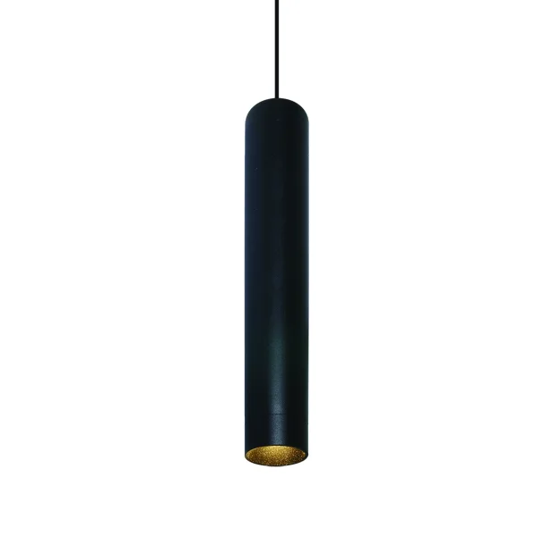 ONE Light système de rail magnétique - Suspensions cylindriques - Ø 4 x 190 cm - 9W LED inclus - noir