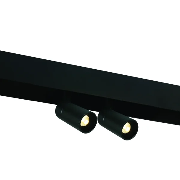 ONE Light système de rail magnétique - Track Lights - spot sur rail - Ø 3,5 x 7,2 cm - 2 x 6W LED inclus - noir
