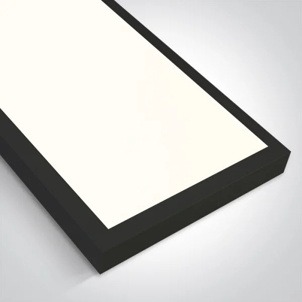 ONE Light UGR19 Backlit CCT V - plafonnier - 150 x 30 x 4,2 cm - 50W LED inclus - noir