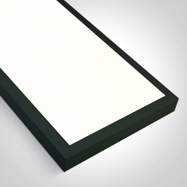 ONE Light UGR19 Backlit - plafonnier - 120 x 30 x 4,2 cm - 40W LED inclus - noir