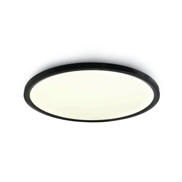 ONE Light Ultra Slim LED Floating Plafo - plafonnier - Ø 60 x 5,5 cm - 60W LED inclus - noir
