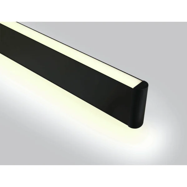 ONE Light Up & Down LED Linear Profiles - lampe suspendue - 117,5 x 2,2 x 8,5 cm - 40W LED inclus - noir - couleur de lumière blanc chaud