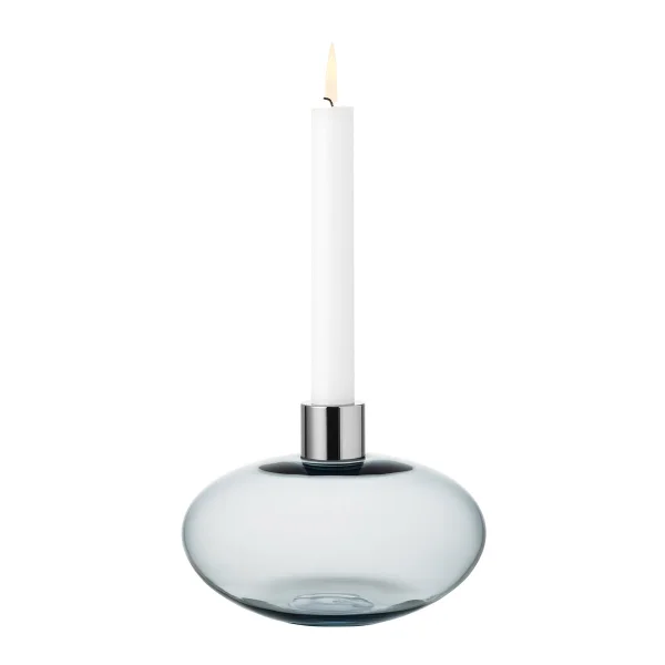 Orrefors Bougeoir Pluto Gris