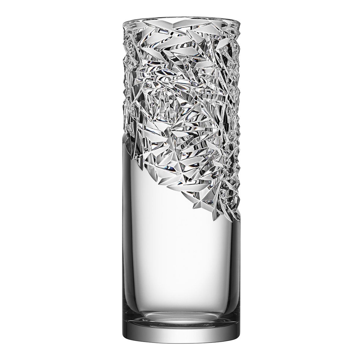 Orrefors Vase Carat 37 cm High cut