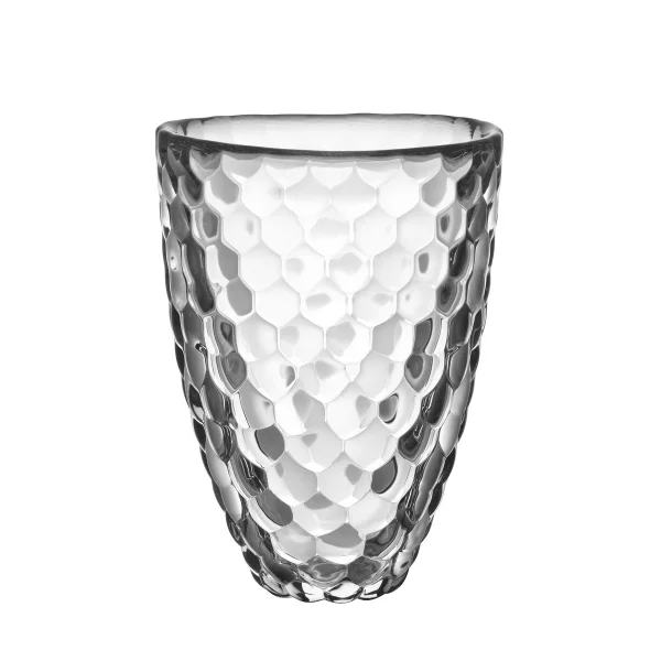 Orrefors Vase Raspberry 160 mm Transparent