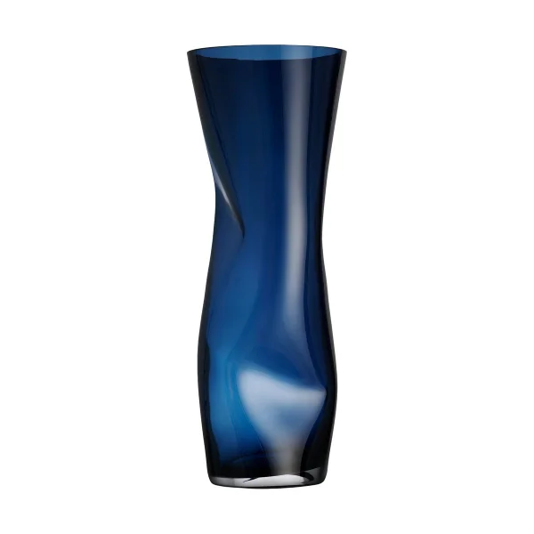 Orrefors Vase Squeeze Midnight blue