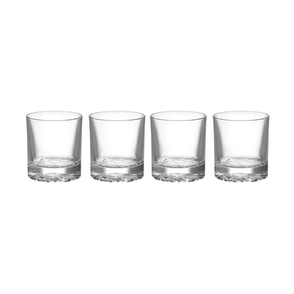 Orrefors Verre Carat double old fashioned 28 cl lot de 4 Transparent