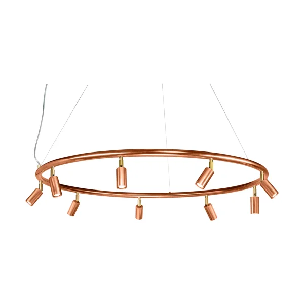 Örsjö Belysning Suspension et applique ronde Starlight Ø100 cm Cuivre brut