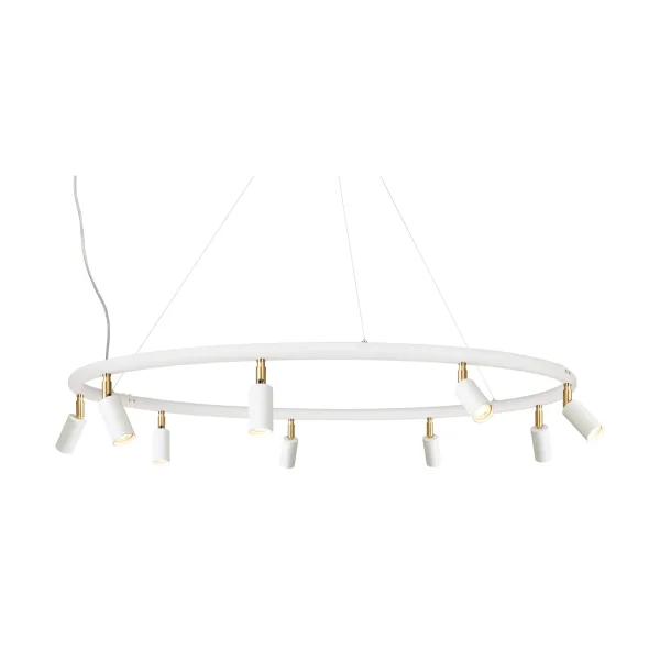 Örsjö Belysning Suspension et applique ronde Starlight Ø100 cm Laque structurée blanche RAL 9016