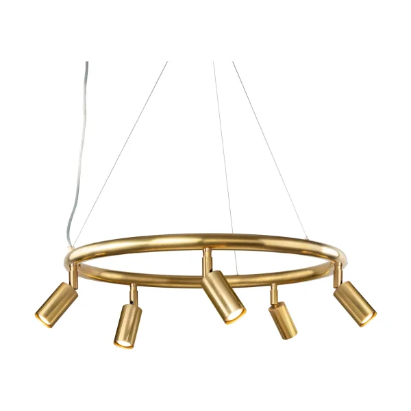 Örsjö Belysning Suspension et applique ronde Starlight Ø60 cm Laiton brut