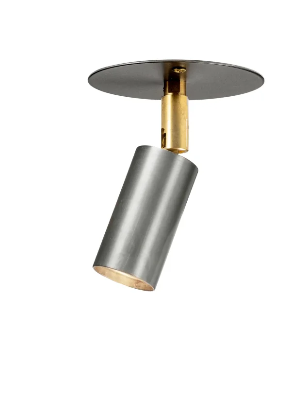 Örsjö Belysning Suspension et applique Starlight 1 plate, montage fixe Acier brut