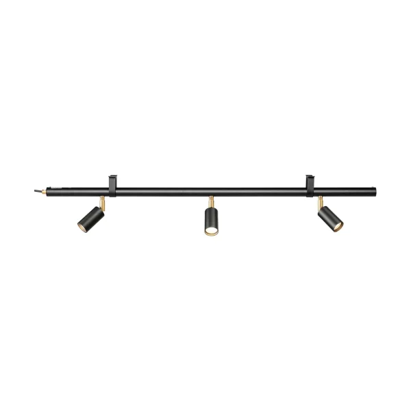 Örsjö Belysning Suspension et applique Starlight 3 Noir laque structuré RAL 9005