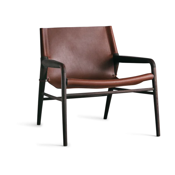 OX Denmarq Fauteuil Rama Chair chêne fumé Cognac