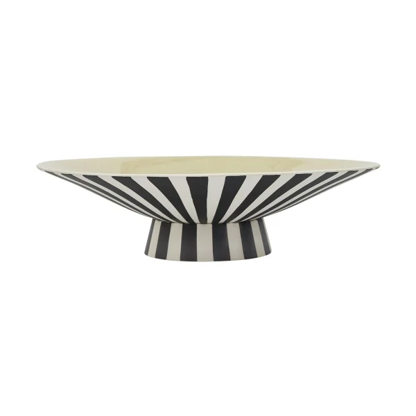 OYOY Centerpiece bas Toppu 10,5xØ39 cm Vanilla-black-white