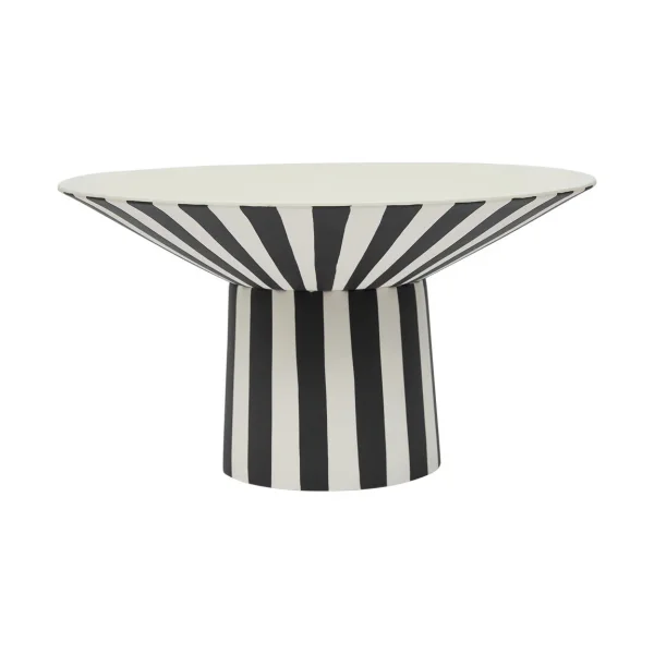 OYOY Centerpiece haut Toppu Ø30x17 cm White-black