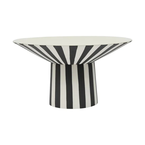 OYOY Centerpiece haut Toppu Ø30x17 cm White-black