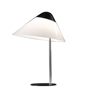 Pandul - Opalea Midi Lampe de Table avec Variateur Blanc & Chrome