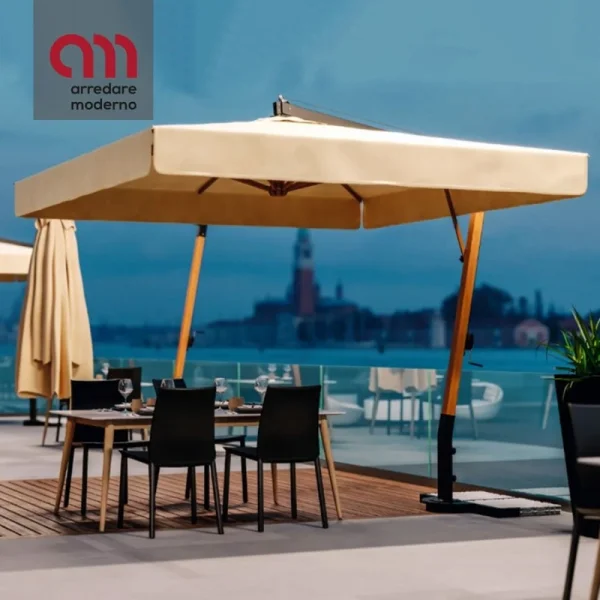 Parasol Riviera Aluwood Ombrellificio Veneto