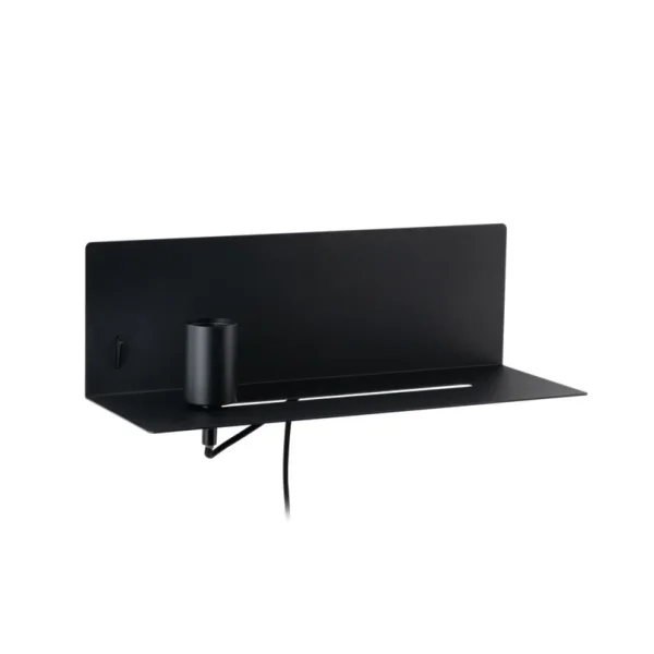 Paulmann - Applique murale Devara noir mat