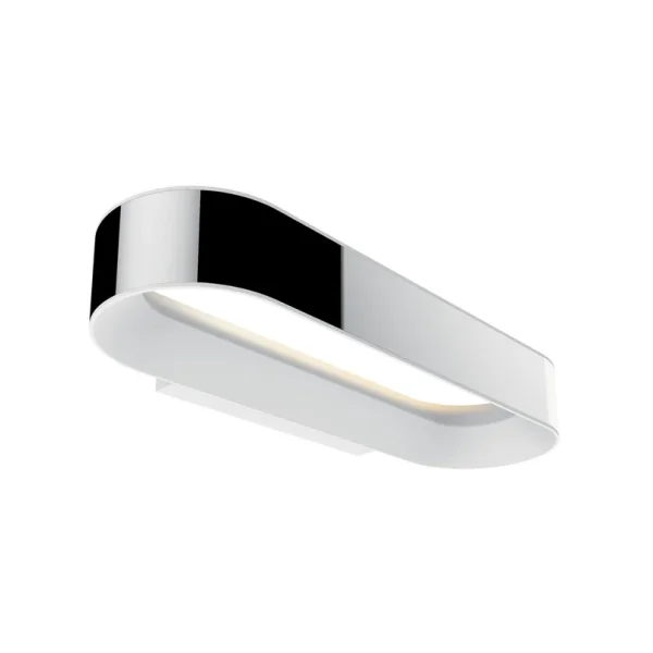 Paulmann - Applique murale LED Agena IP44 à intensité variable Chrome/Blanc mat