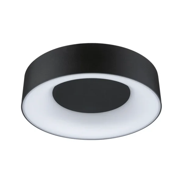 Paulmann - Casca Plafonnier LED IP44 Blanc/Noir mat