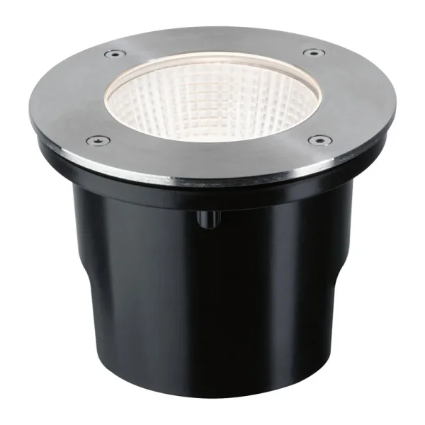 Paulmann - Durea 140 luminaire encastré dans le sol LED en acier inoxydable Ø 15 cm -