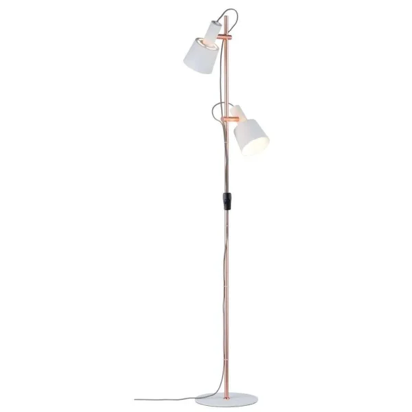 Paulmann - Haldar Lampadaire Blanc/Copper