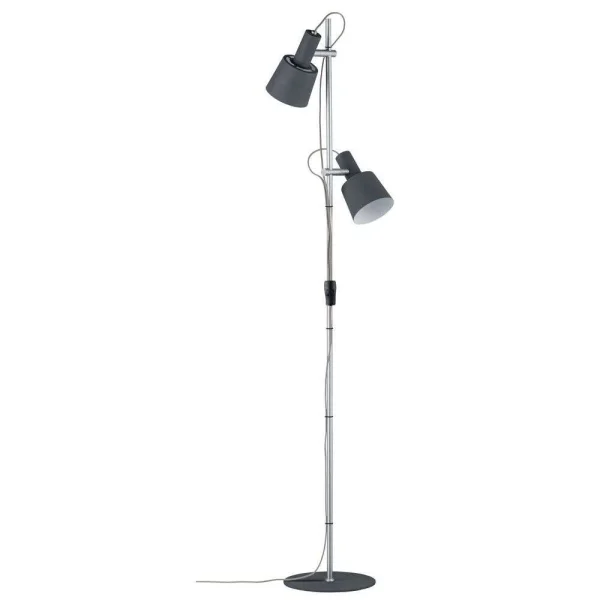 Paulmann - Haldar Lampadaire Dark Gris/Chrome