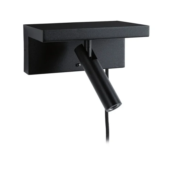 Paulmann - Jerik Applique Murale w/USB 3-Step Dim. Matt Black