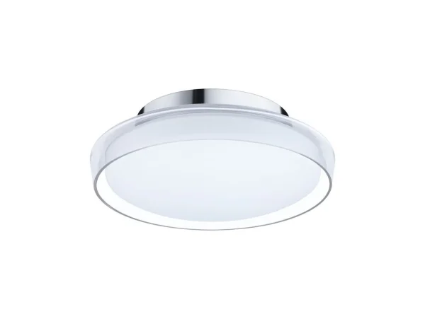 Paulmann - Luena LED Plafonnier IP44 3000K 600lm Chrome/Clear -