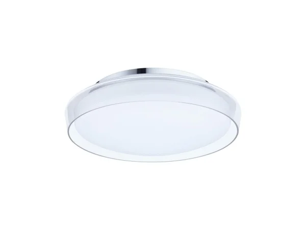 Paulmann - Luena LED Plafonnier IP44 3000K 860lm Chrome/Clear