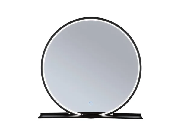 Paulmann - Miro LED Illuminated Mirror TW IP44 Amb. Mirror/Matt Noir