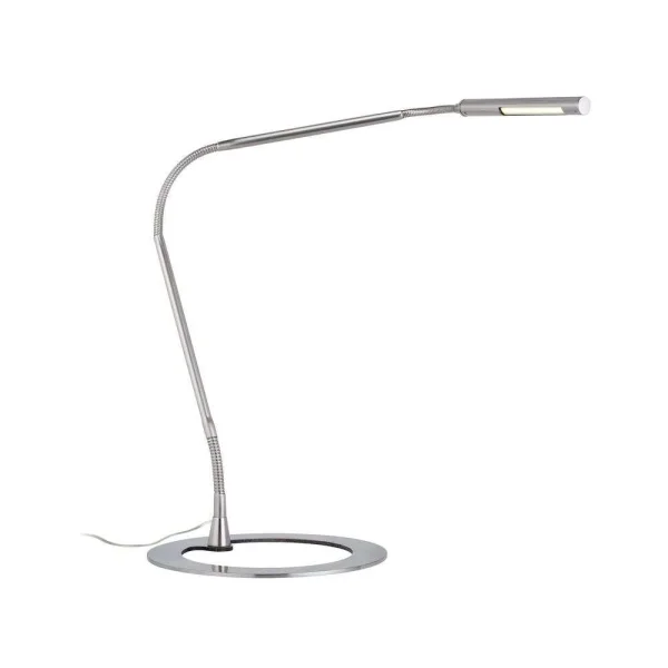 Paulmann - Plaza Lampe de Table Brossé Iron