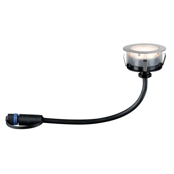 Paulmann - Plug & Shine 3 LED Spot à Enterrer Extérieur Floor Eco IP67 Silver