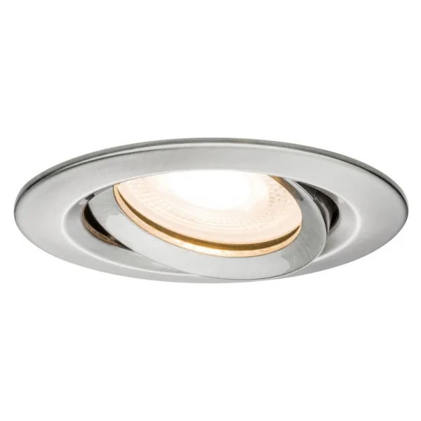 Paulmann - Spot encastré LED Nova, à intensité variable, IP65, fer