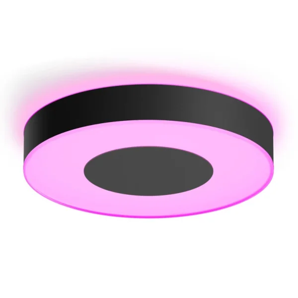 Philips Hue - Plafonnier LED Infuse 42,5 cm, noir, à intensité variable