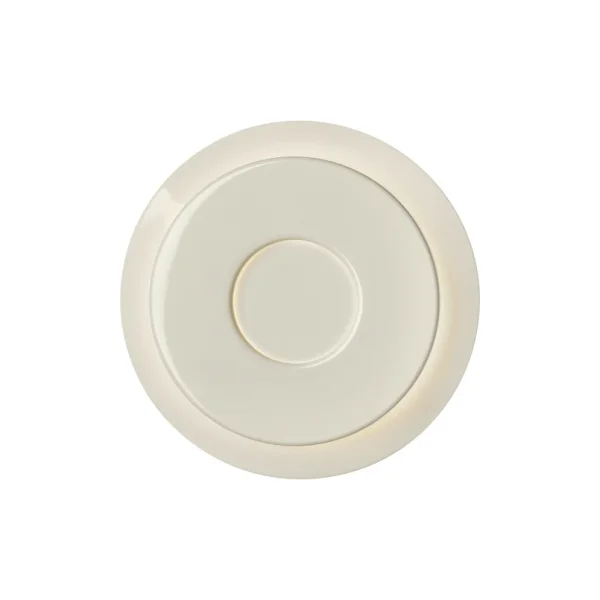 Pholc - Applique murale Lille 18, blanc lin, aluminium, Ø 18 cm