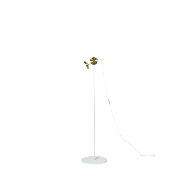 Pholc Lampadaire Blend 150 blanc/laiton, LED