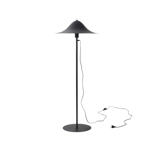 Pholc Lampadaire Hans 130 noir mat