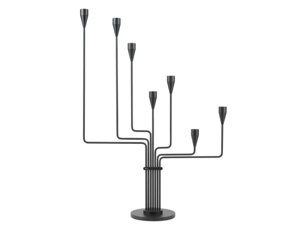 Piet Hein - Karlsvognen Candle Holder H63 Black