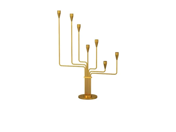 Piet Hein - Karlsvognen Porte-bougies H63 Brass