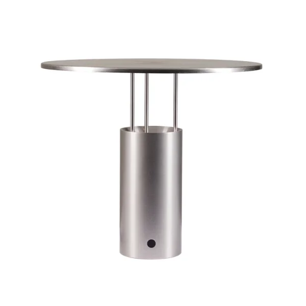 Piet Hein - lampe de table LED Tempel280, argent, hauteur 24,5 cm