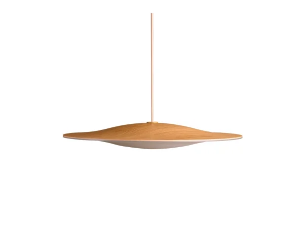 Piet Hein - Sinus-Wood 550P LED Lámpara Colgante Chêne/Opale