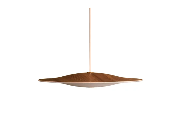 Piet Hein - Sinus-Wood 550P LED Lámpara Colgante Noix/Opale